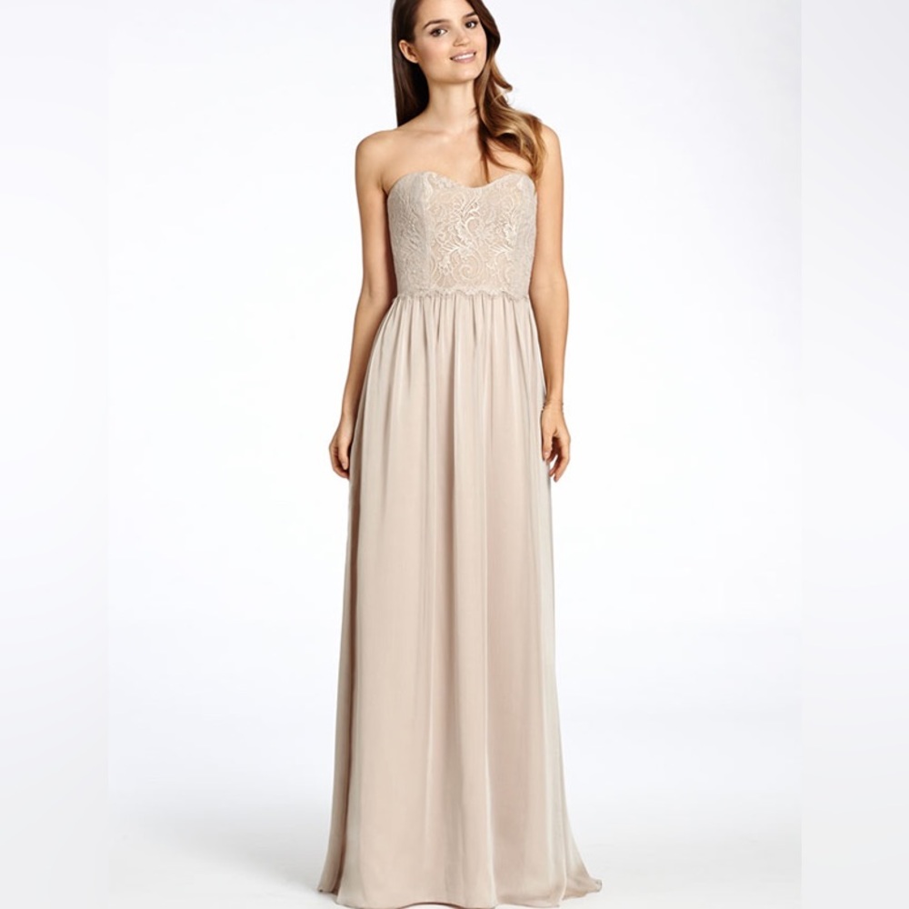 Jim Hjelm Style #5506. Champagne Sz.12